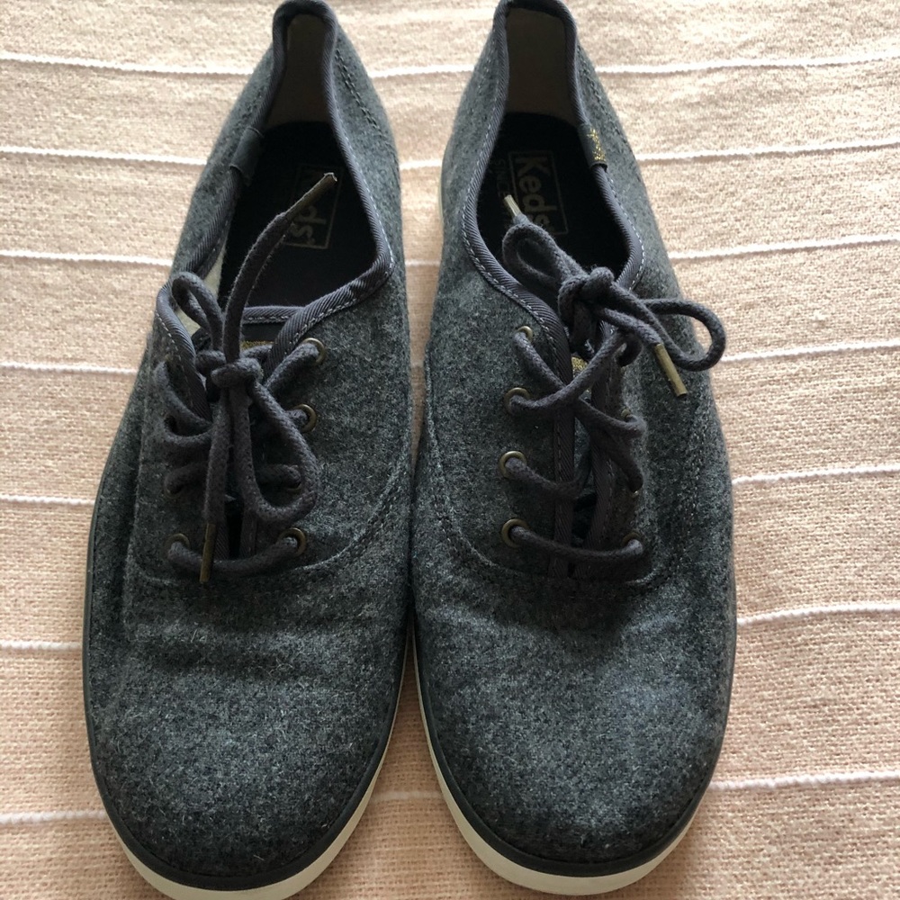 Gray Champion Keds low tops.